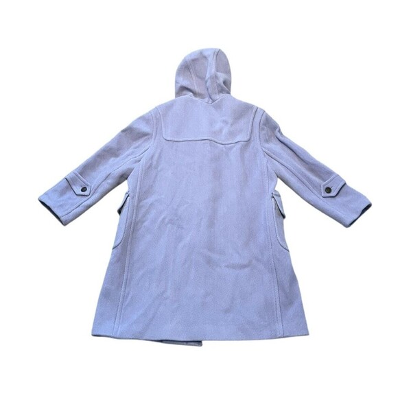 Jones New York Horn Toggle Wool Blend Pea Coat Hooded Women's Size Medium EUC - Picture 2 of 9